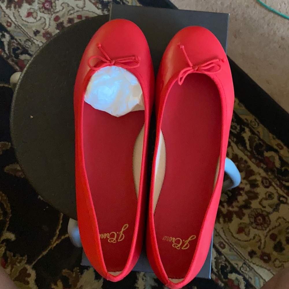 Jcrew Classic Leather Ballet Flats sz 9